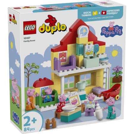 Jucarii - LEGO DUPLO PURCELUSA PEPPA CASA DE FAMILIE 10467