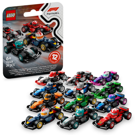 Puzzle si jocuri de construit - LEGO FORMULA 1 MASINI DE CURSE F1 DE COLECTIE 71049