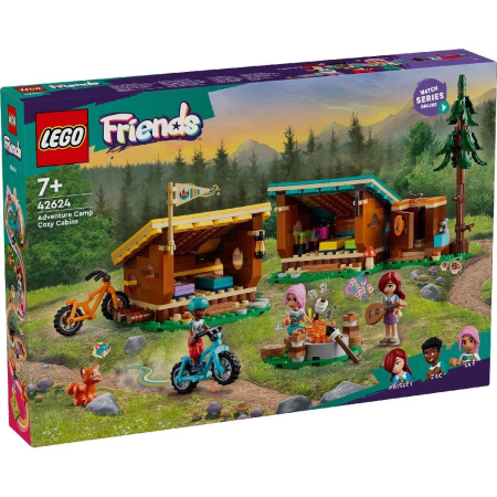 Noutati - LEGO FRIENDS CABANE CONFORTABILE IN TABARA DE AVENTURI 42624
