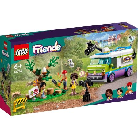 Puzzle si jocuri de construit - LEGO FRIENDS STUDIOUL MOBIL DE STIRI 41749
