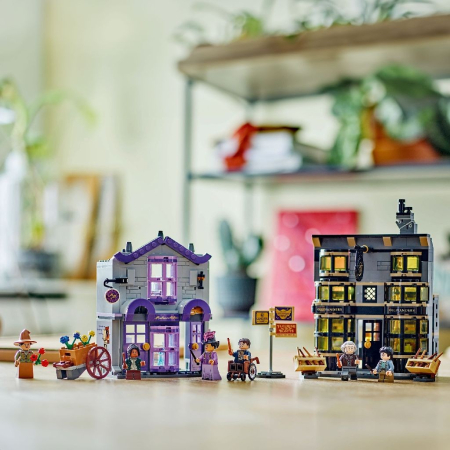 LEGO HARRY POTTER TM OLLIVANDER SI MAGAZINUL DE HAINE AL LUI MADAM MALKIN 76439 [4]