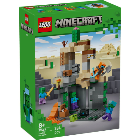 Jucarii - LEGO MINECRAFT TEMNITA CU ZOMBI 21587
