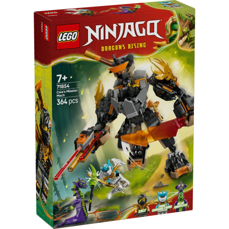 Noutati - LEGO NINJAGO ROBOTUL DE MISIUNE AL LUI COLE SI DRAGONUL ZANE 71854