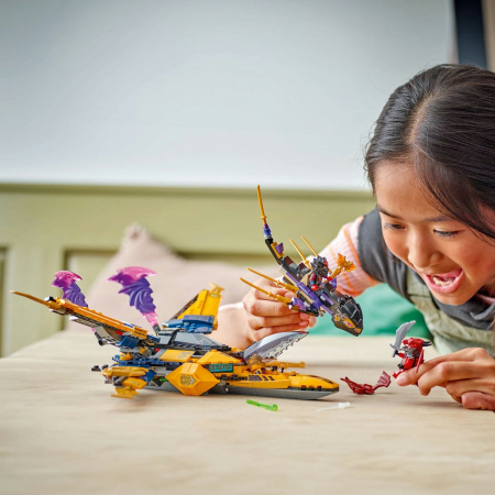 LEGO NINJAGO SUPERAVIONUL CU REACTIE AL LUI RAS SI ARIN 71833 [2]