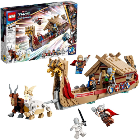 Puzzle si jocuri de construit - LEGO SUPER HEROES BARCA TRASA DE CAPRA 76208