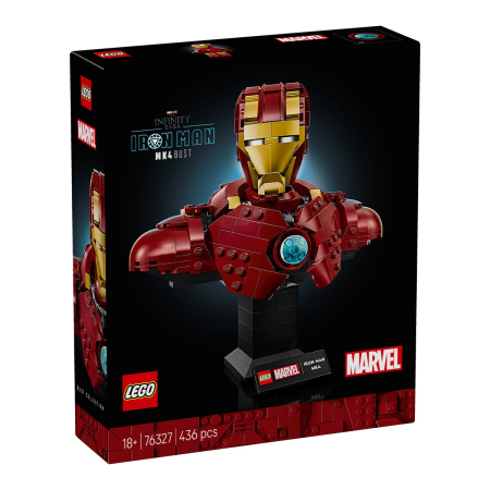 Puzzle si jocuri de construit - LEGO SUPER HEROES BUST IRON MAN 76327