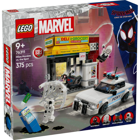 Puzzle si jocuri de construit - LEGO SUPER HEROES SPIDER-VERSE: MILES MORALES VS. SPOT 76311