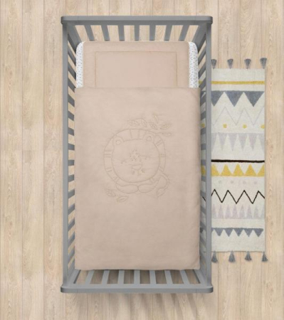 Lenjerie pat - Lenjerie Cu Umplutura AnimalsLove Lion A002