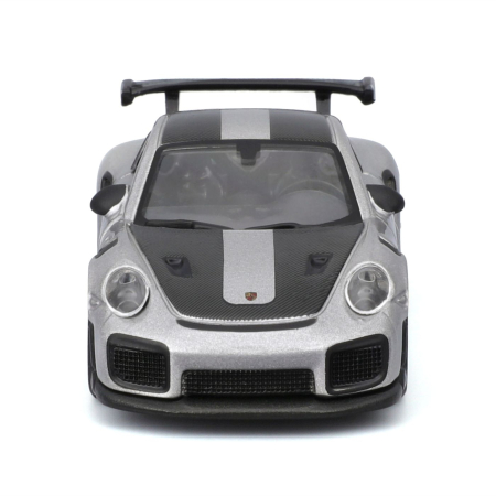 MAISTO MASINUTA METALICA SPEED ICONS PORSCHE 911 GT2 RS SILVER BLACK SCARA 1 LA 64 [5]