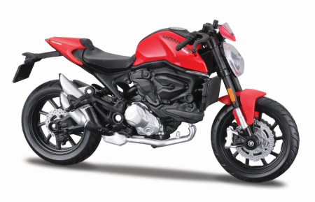 Masinute si trenulete - MAISTO MOTOCICLETA METALICA CU STAND EDITIE SPECIALA DUCATI MONSTER SCARA 1 LA 18