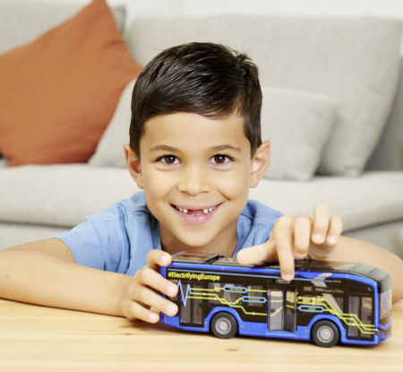 MAJORETTE AUTOBUZ ELECTRIC MAN LION S CITY 10E 22CM [2]