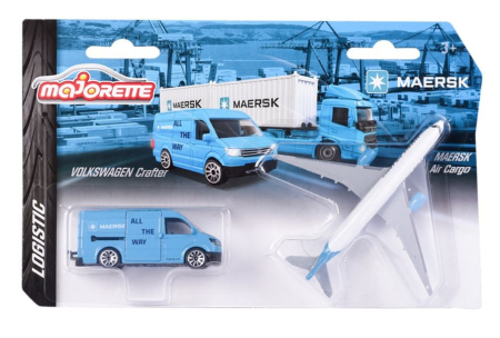 Masinute si trenulete - MAJORETTE TRANSPORTOR MAERSK VOLKSWAGEN