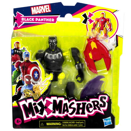 Figurine - MARVEL AVENGERS MIX MASHERS FIGURINA BLACK PANTHER 12CM