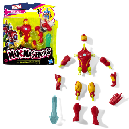 MARVEL AVENGERS MIX MASHERS FIGURINA IRON MAN 12CM [8]