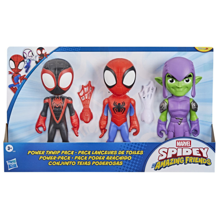 Jucarii - MARVEL SPIDEY SI PRIETENII SAI UIMITORI SET 3 FIGURINE SI ACCESORII