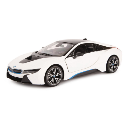 MASINA CU TELECOMANDA BMW I8 ALB SCARA 1 LA 14 [5]
