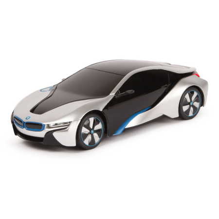 MASINA CU TELECOMANDA BMW I8 ARGINTIE SCARA 1 LA 24 [2]