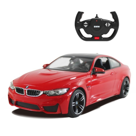 Promotii - MASINA CU TELECOMANDA BMW M4 ROSU CU SCARA 1 LA 14