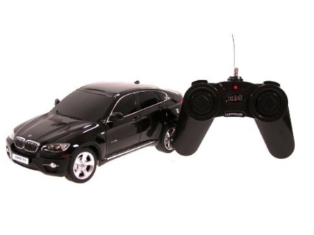 MASINA CU TELECOMANDA BMW X6 NEGRU CU SCARA 1 LA 24 [1]