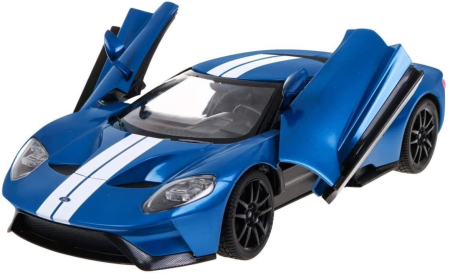 MASINA CU TELECOMANDA FORD GT ALBASTRU CU SCARA 1 LA 14 [5]