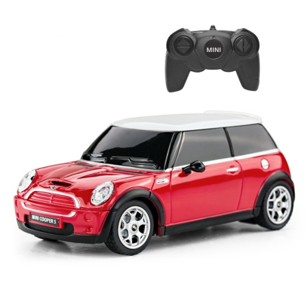 Masinute si trenulete - MASINA CU TELECOMANDA MINI COOPER ROSIE CU SCARA 1 LA 24