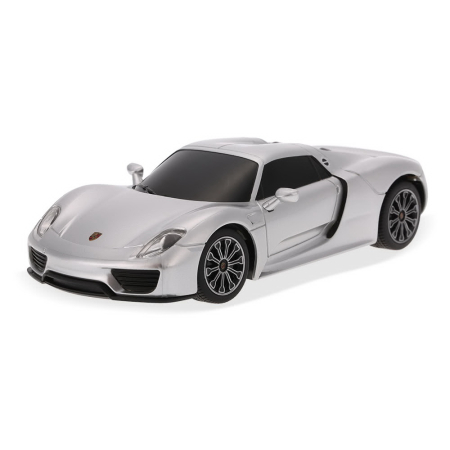 MASINA CU TELECOMANDA PORSCHE 918 SPYDER ARGINTIU CU SCARA 1 LA 24 [6]