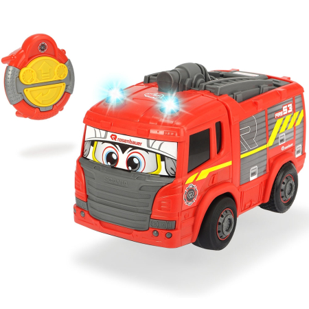 bubu-still.ro - Masina de pompieri Dickie Toys Happy Fire Truck cu telecomanda