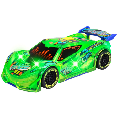 Jucarii - Masina Dickie Toys Speed Tronic 20 cm verde cu lumini si sunete