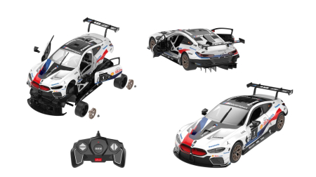 MASINUTA CONSTRUIBILA CU TELECOMANDA BMW M8 GTE SCARA 1 LA 18 [7]