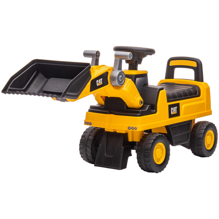 Masinute fara pedale - Masinuta de impins Chipolino CAT Loader yellow