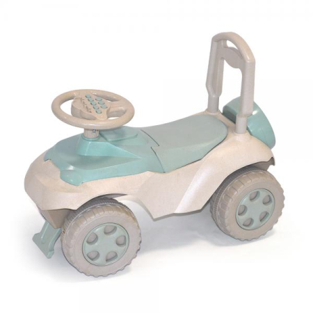 Jucarii - Masinuta de impins MyKids Music 0142/01eco Beige-Turquoise
