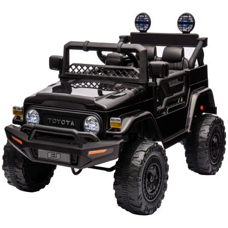 Masinute electrice - Masinuta electrica Chipolino Toyota FJ Cruiser cu roti EVA black