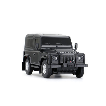 MASINUTA METALICA CONVERTIBILA LAND ROVER DEFENDER NEGRU CU SCARA 1 LA 32 [2]