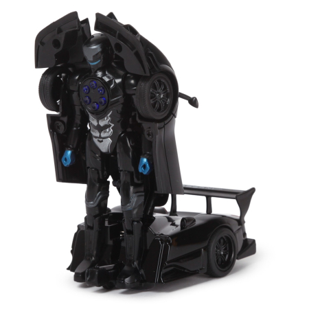 MASINUTA METALICA CONVERTIBILA PAGANI ZONDA R NEGRU CU SCARA 1 LA 32 [4]