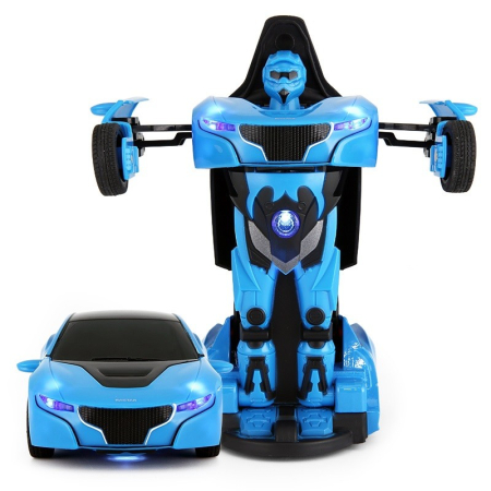 Masinute si trenulete - MASINUTA METALICA CONVERTIBILA RS ALBASTRA CU SCARA 1 LA 32