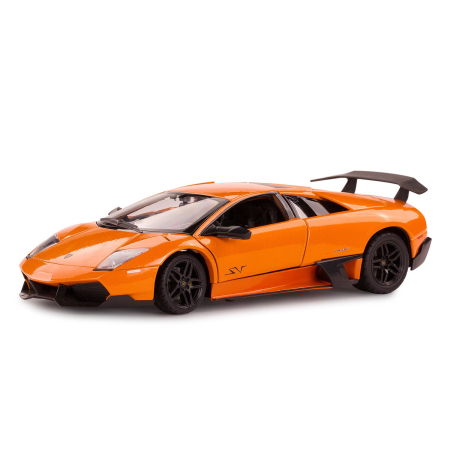 MASINUTA METALICA  LAMBORGHINI MURCIELAGO LP670-4 PORTOCALIU SCARA 1 LA 24 [6]