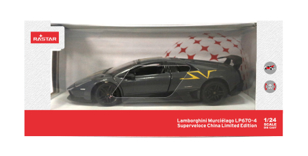 Jucarii - MASINUTA METALICA  LAMBORGHINI MURCIELAGO LP670-4 SCARA 1 LA 24