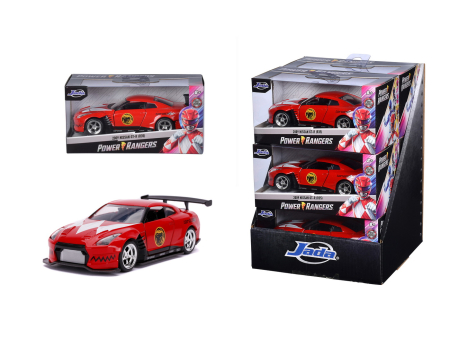 MASINUTA METALICA POWER RANGERS 2009 NISSAN GT-R R35 SCARA 1 LA 32 [5]