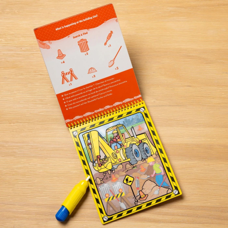 MELISSA AND DOUG CARTE DE COLORAT VEHICULE REUTILIZABILA CU APA WATER WOW [6]