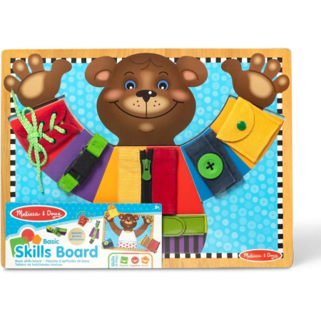 Jucarii - MELISSA AND DOUG SET DE JOACA ABILITATI DE BAZA DIN LEMN