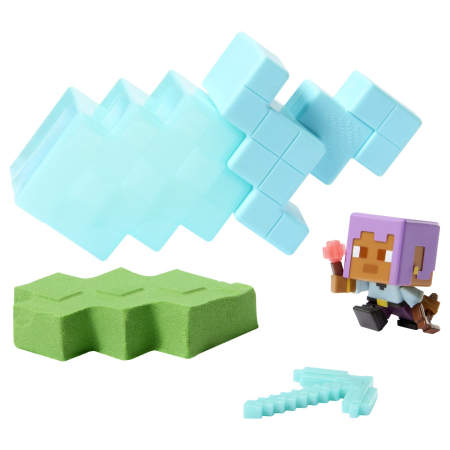 MINECRAFT MINI MODE SET EXPLORARE MINIERA TURQUOISE [4]