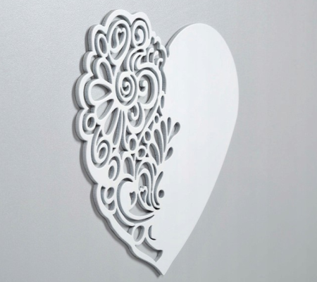 Mobilier Camera copii Si Bebelusi KLUPS NEL HEART Alb Gri [2]