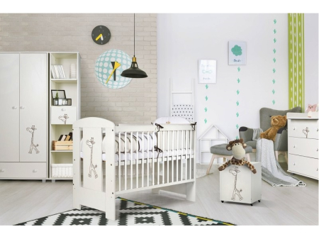 Birou copii - Mobilier Camera copii Si Bebelusi KLUPS SAFARI GIRAFFE Alb