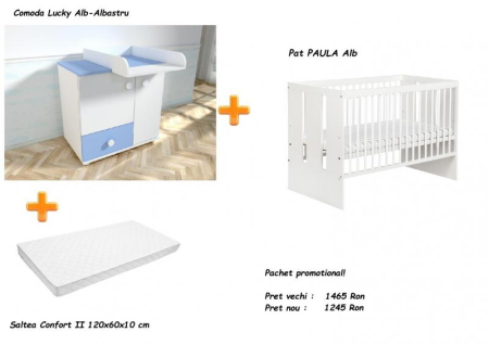 Patut din lemn - Mobilier Camera copii Si Bebelusi MyKids LUCKY