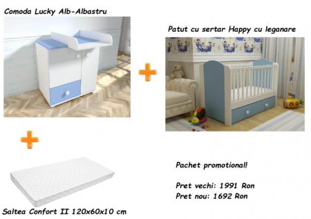 Patut din lemn - Mobilier Camera copii Si Bebelusi MyKids LUCKY