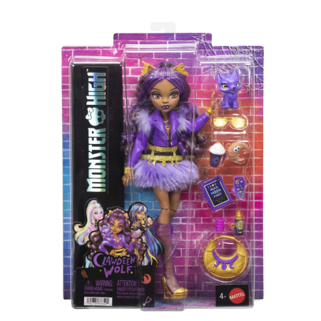 Jucarii - MONSTER HIGH PAPUSA CLAWDEEN WOLF CU ACCESORII