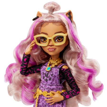 MONSTER HIGH PAPUSA CLAWDEEN WOLF CU ANIMALUT SI ACCESORII [4]