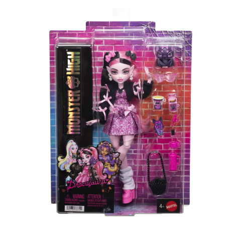 Jucarii - MONSTER HIGH PAPUSA DRACULAURA CU ACCESORII