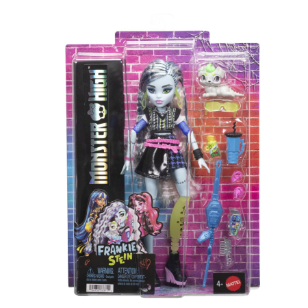 Papusi, plusuri, zane si figurine - MONSTER HIGH PAPUSA FRANKIE STEIN CU ACCESORII