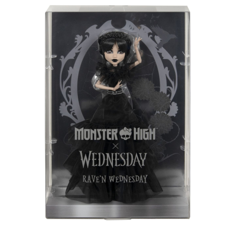 Papusi, plusuri, zane si figurine - MONSTER HIGH WEDNESDAY PAPUSA RAVE N WEDNESDAY